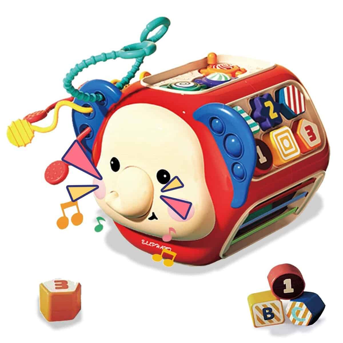 Cubo de Actividades Rajahntoys 10 en 1, Juguetes Montessori