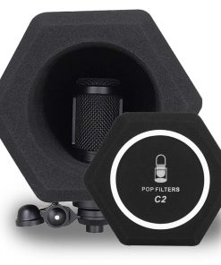 Escudo de Aislamiento de Micrófono Profesional -