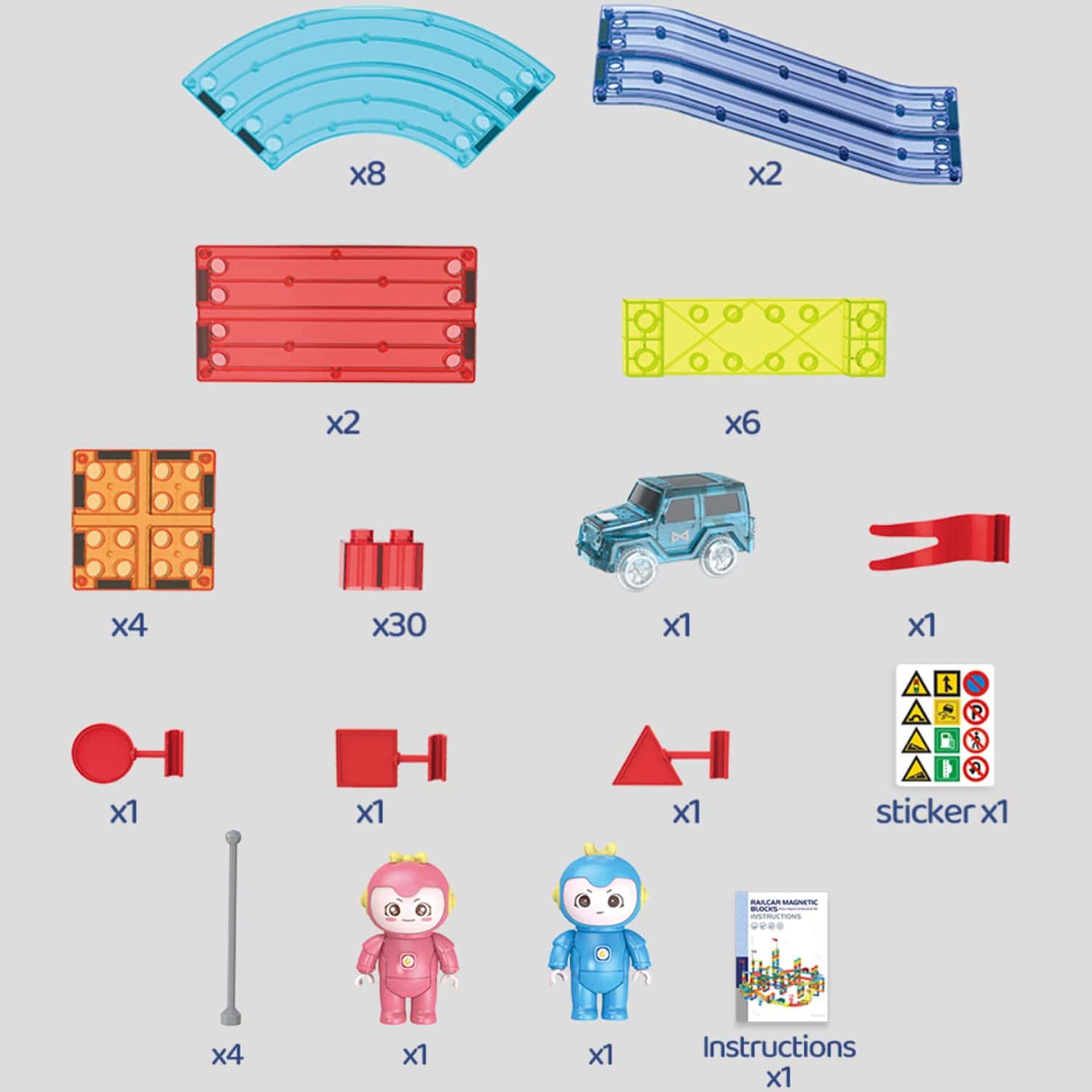 Juego de Construcción Educativo de Pista de Autos de - Imagen 7