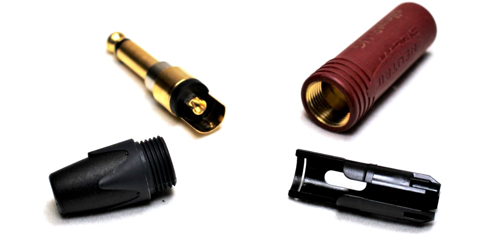 (2) Conector de Teléfono de 1/4" Neutrik NP2X-AU-SILENT - Imagen 4