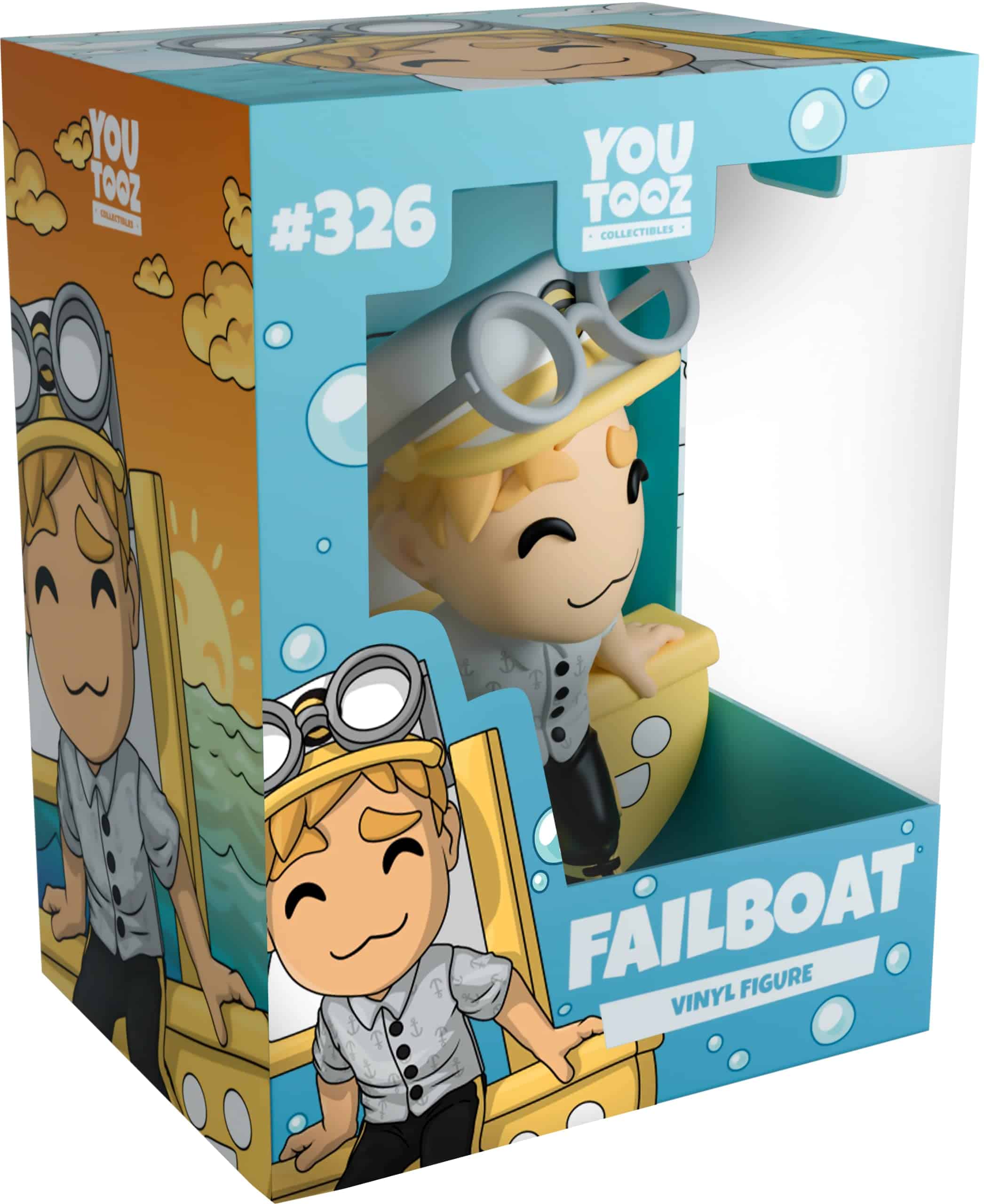 Figura de vinilo de YouTooz Failboat #326 de 5.0" pulgadas, - Imagen 3
