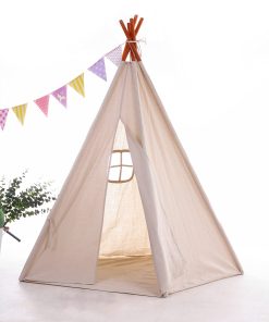 Tienda de campaña india de lona grande Miyaya con funda de