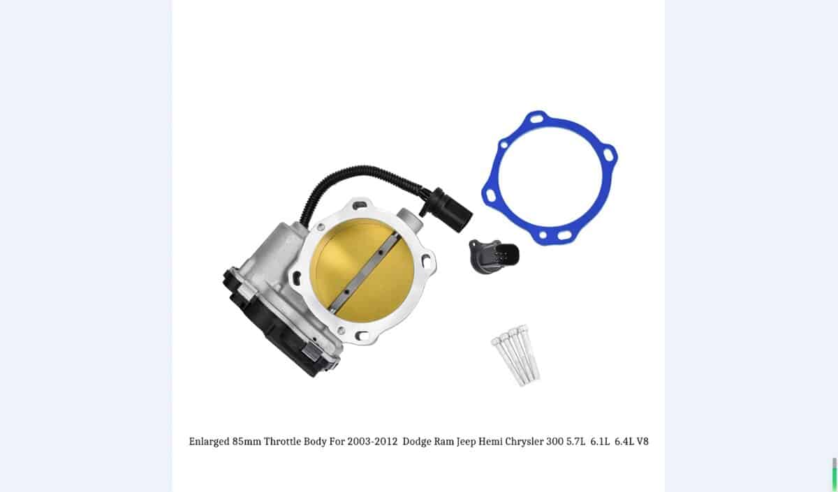 Cuerpo de Aceleración de 85MM para Chrysler 300C 2003-2012, - Imagen 3