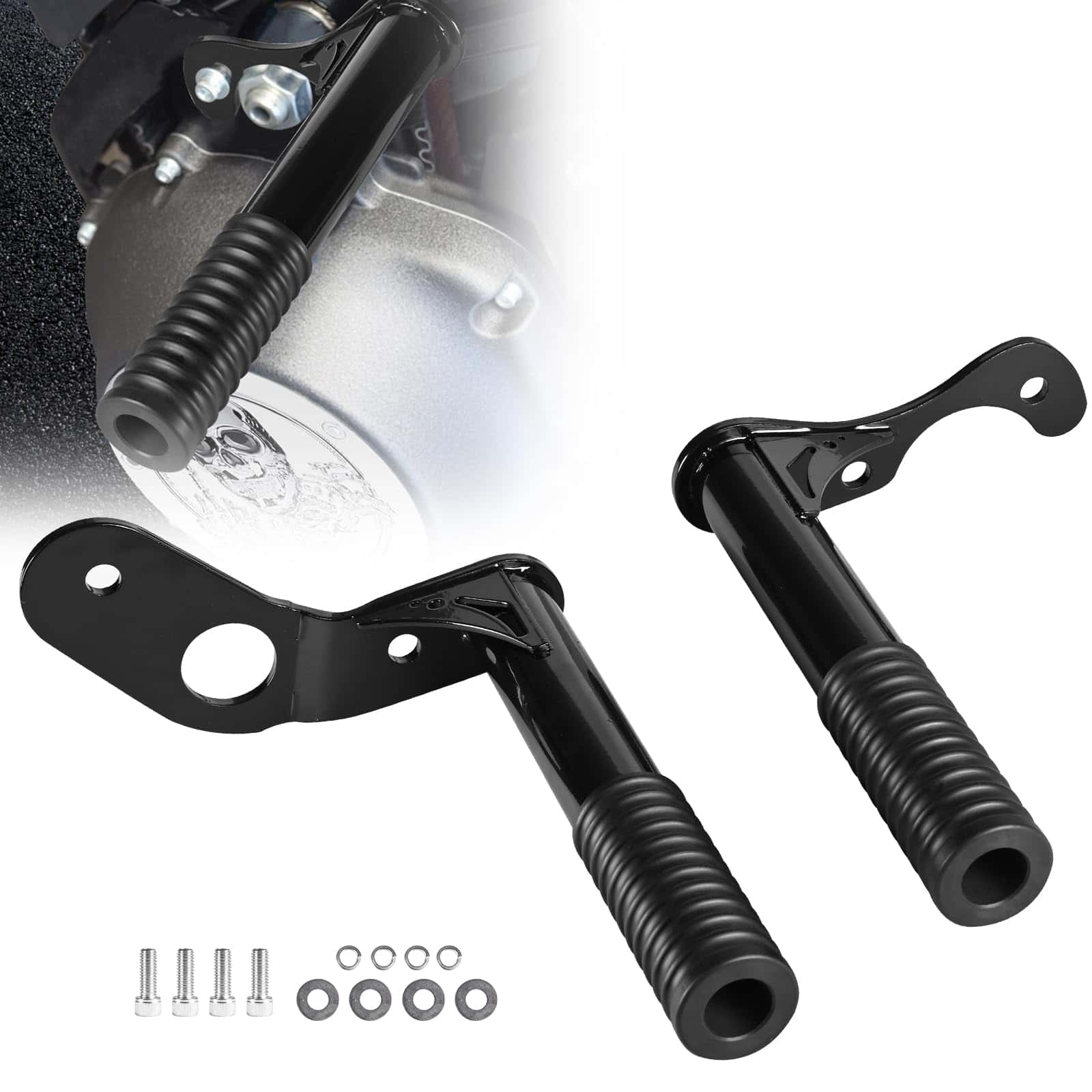 Hutexico Rear Passenger Foot Peg Crash Bar Fit for Harley