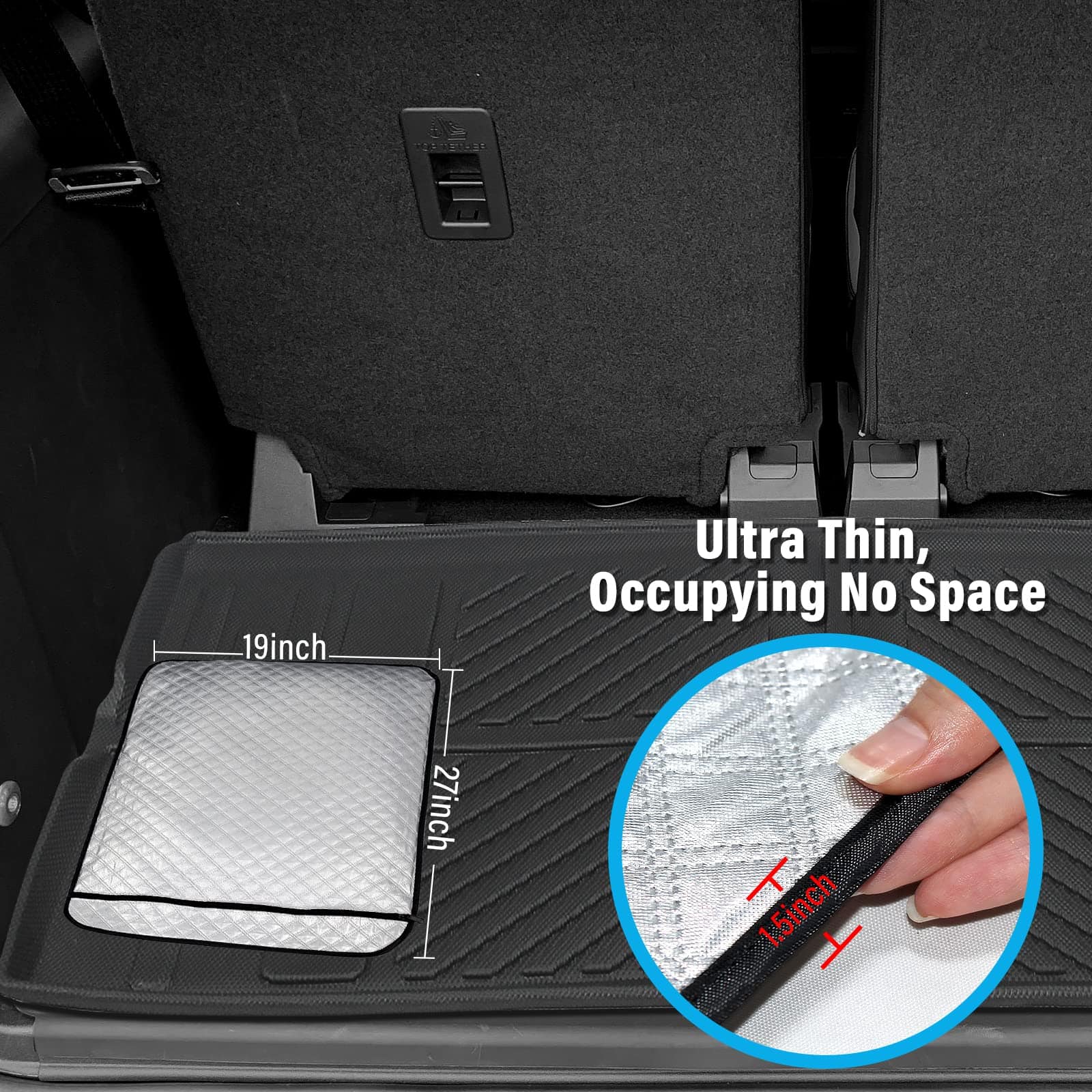 KMF 5 Pack Protector Solar para Ventana de Coche para - Imagen 8