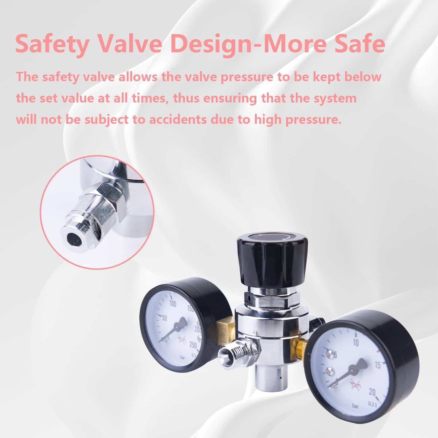 Regulador de Presión de N2O AmazWhip con Manómetro - Imagen 4