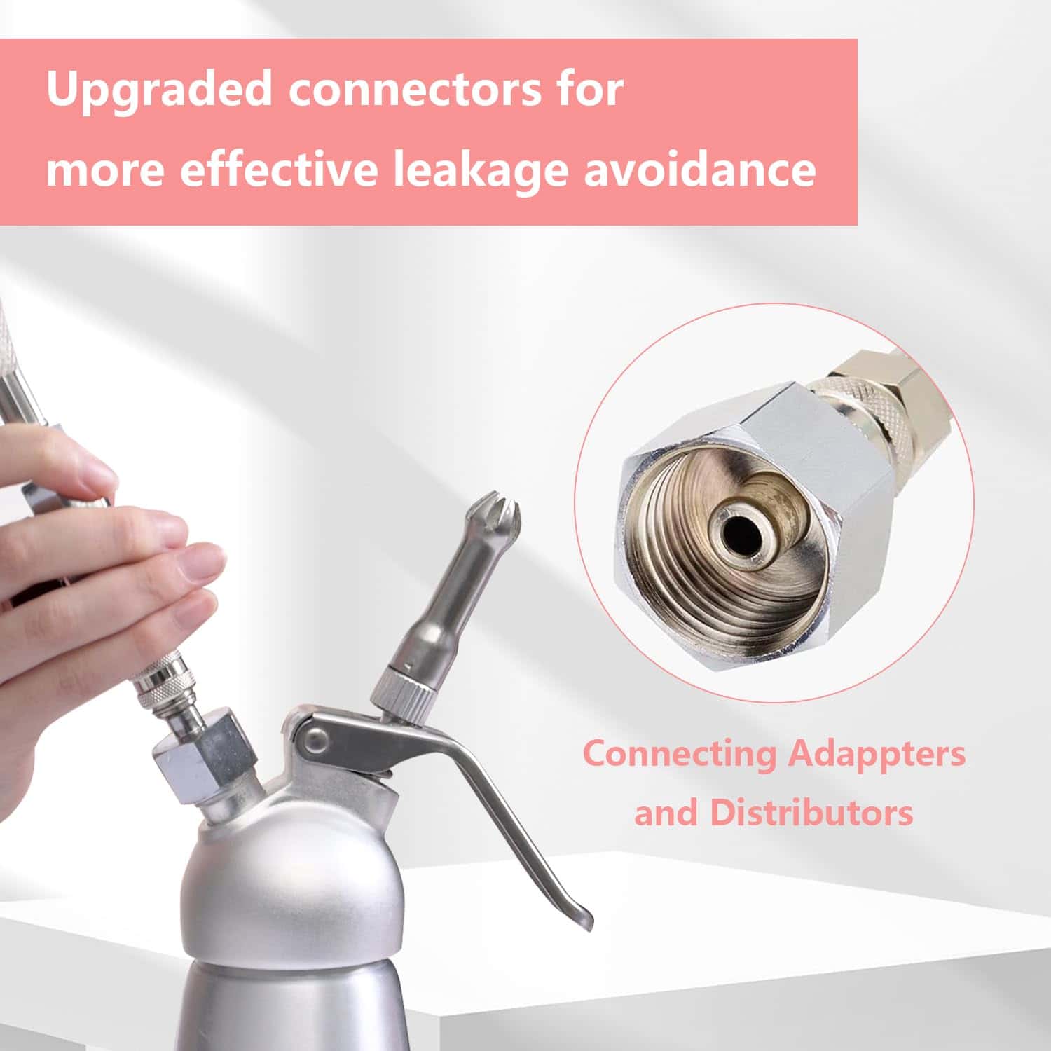 Regulador de Presión de N2O AmazWhip con Manómetro - Imagen 7