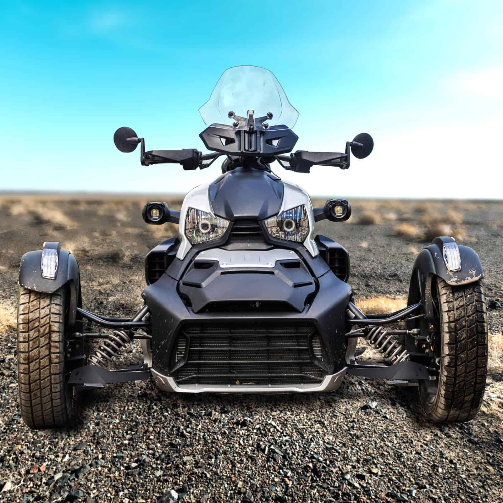 Guardabarros delanteros negros para Can Am Ryker, - Imagen 9