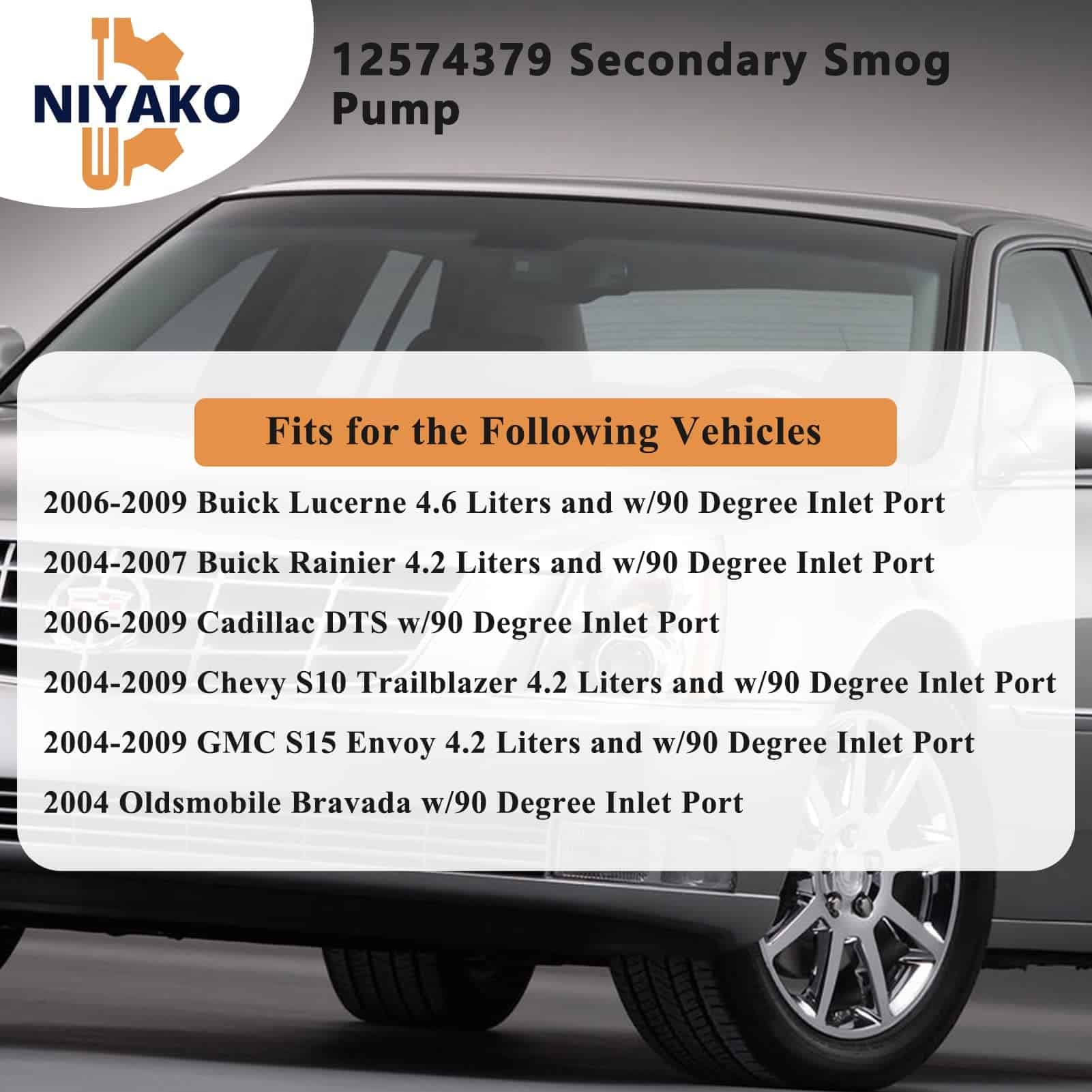 Bomba de Inyección de Aire Secundario de Repuesto Niyako # - Imagen 3