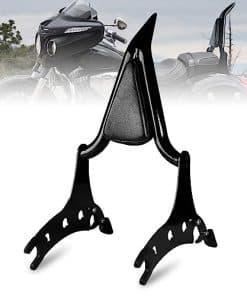Sissy Bar Alto Negro para Chieftain, Respaldo Desmontable