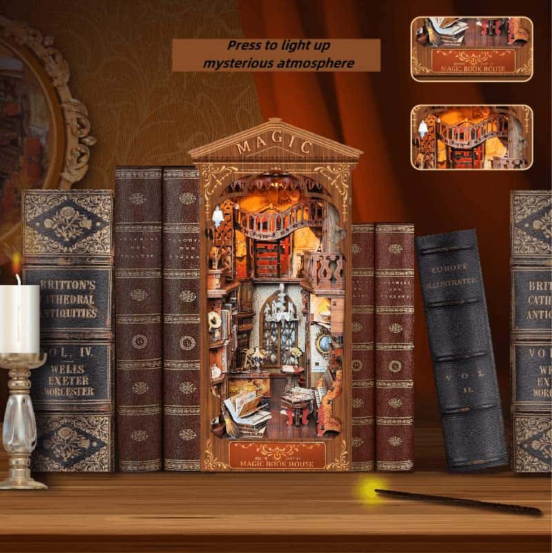 Kit de Libro de Bricolaje Nook - Estante de Nook de Libro - Imagen 3