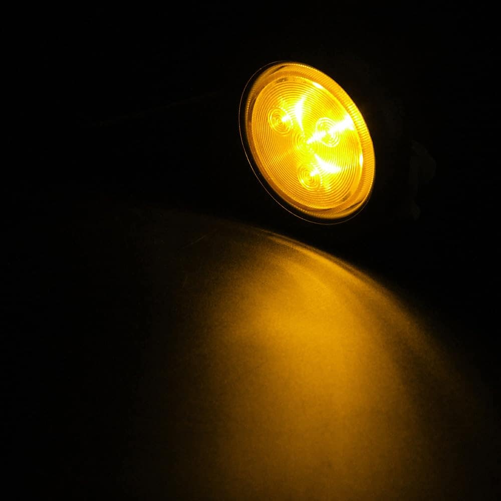 16 Piezas de Luces de Remolque LED Redondas de Ámbar de - Imagen 7