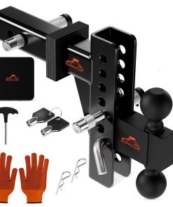 Enganche de remolque ajustable RoofPax -Negro