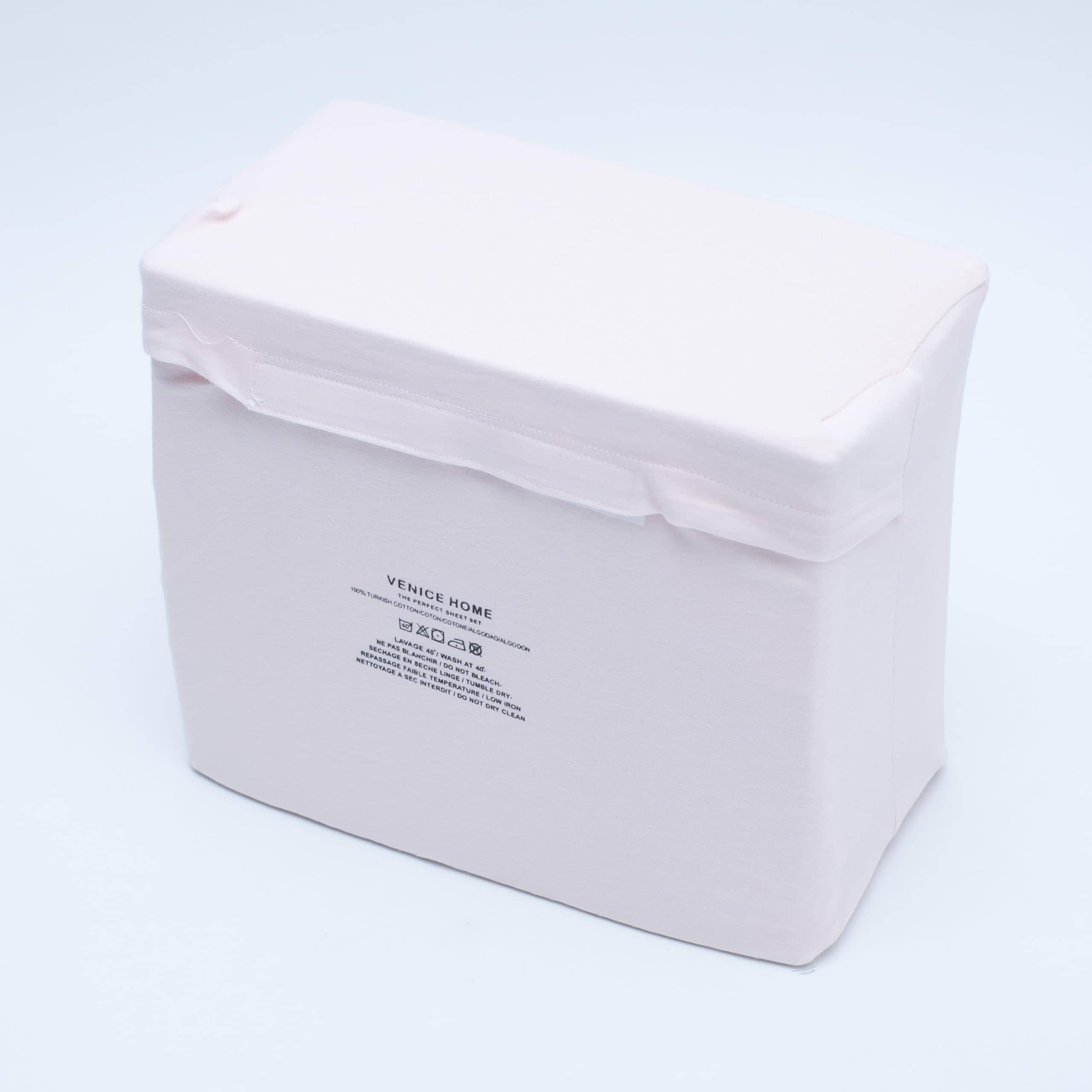 Juego de sábanas Venice Home 100% algodón -Rosa - Imagen 8