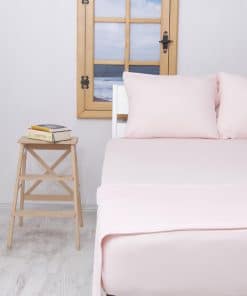 Juego de sábanas Venice Home 100% algodón -Rosa