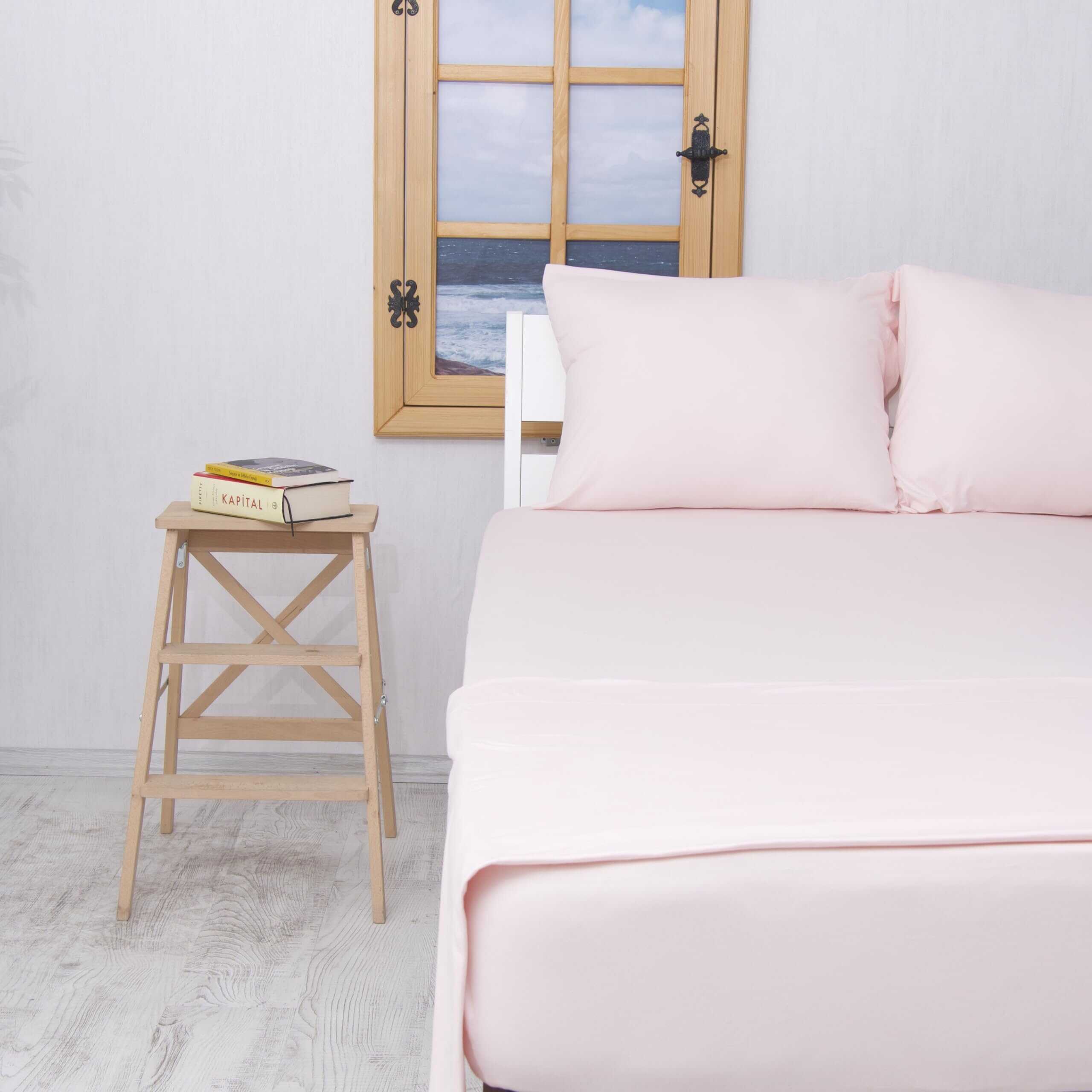 Juego de sábanas Venice Home 100% algodón -Rosa