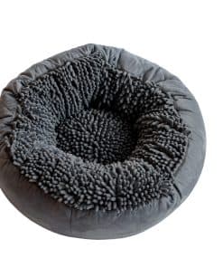 Cama para Perros Redonda Dirty Dog 25" Gris
