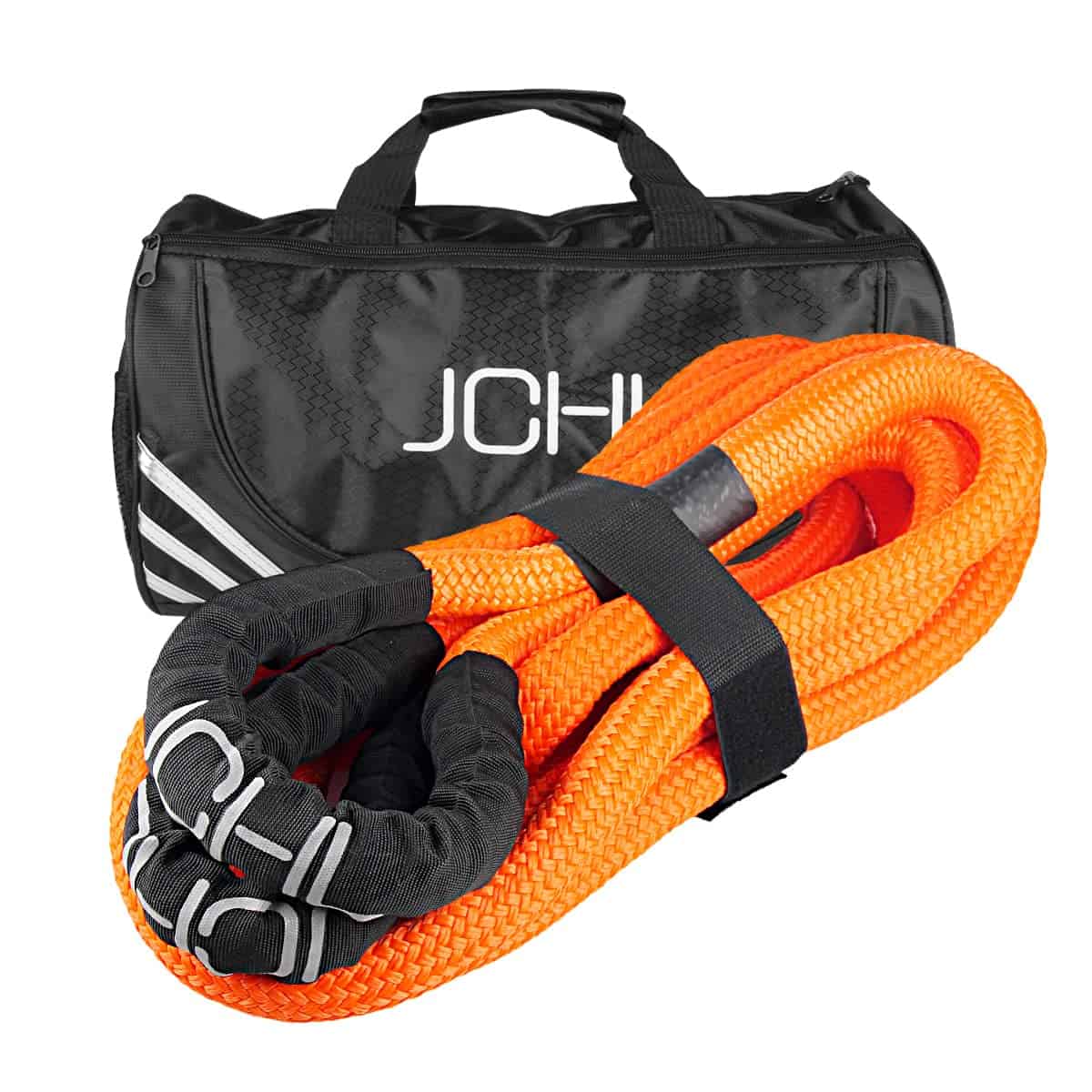 JCHL Kinetic Recovery Tow Rope 1" x30' 45,000lbs Heavy Duty