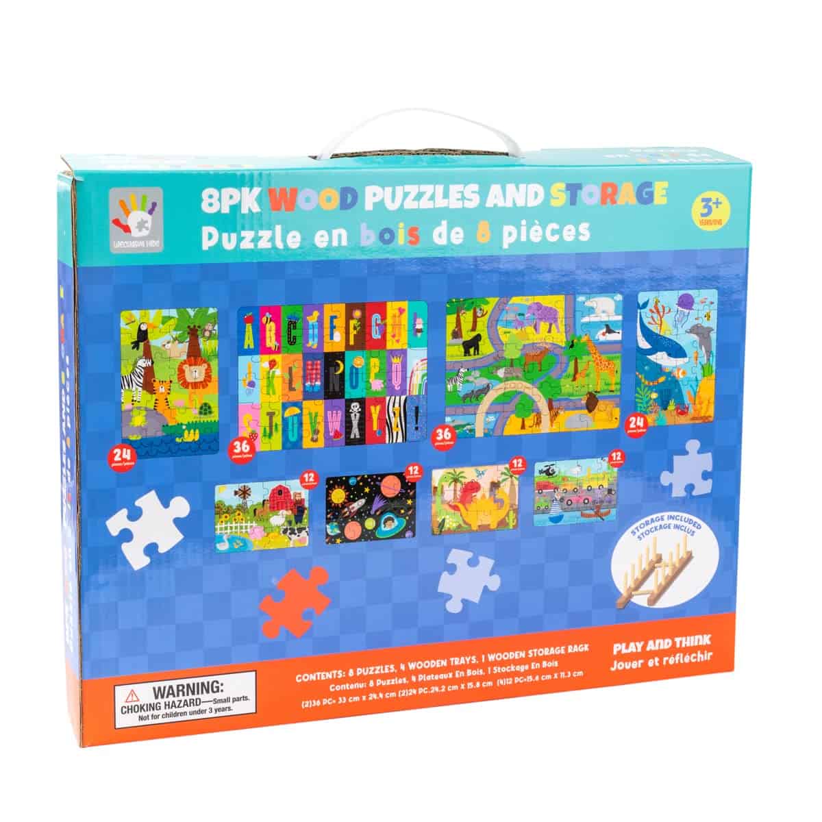 Juguetes de Vapor Wecharm Home, 8 Piezas de Rompecabezas de