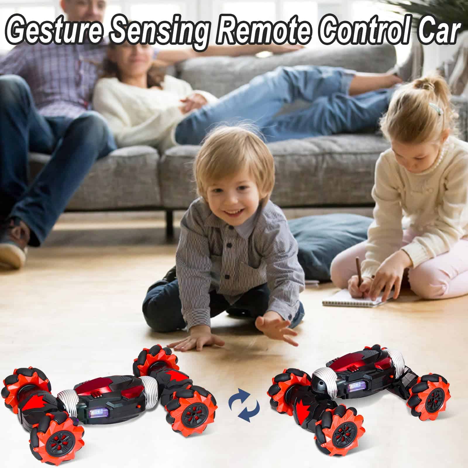 Coche de acrobacias RC con detección de gestos Kisportee - Imagen 6