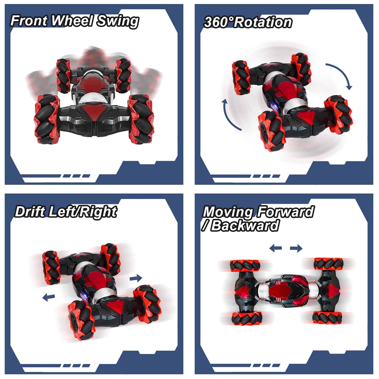 Coche de acrobacias RC con detección de gestos Kisportee - Imagen 7