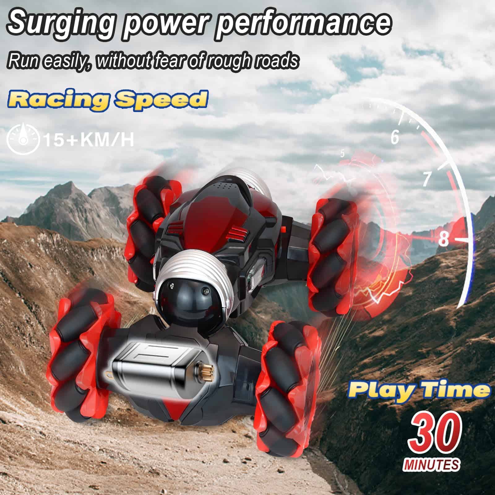 Coche de acrobacias RC con detección de gestos Kisportee - Imagen 9