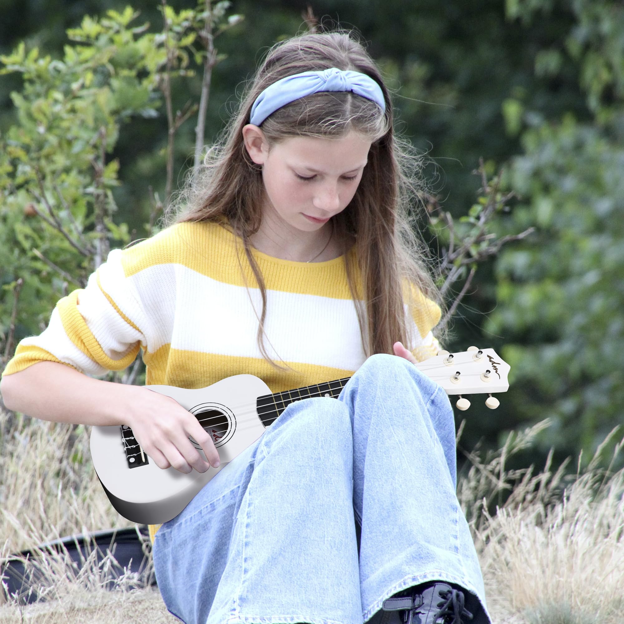 Ukulele Soprano ADM para Principiantes 21 Pulgadas Ukelele - Imagen 8