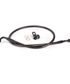 TIGERSGATE 12" Manillar Ape Hanger Línea de Freno Delantero