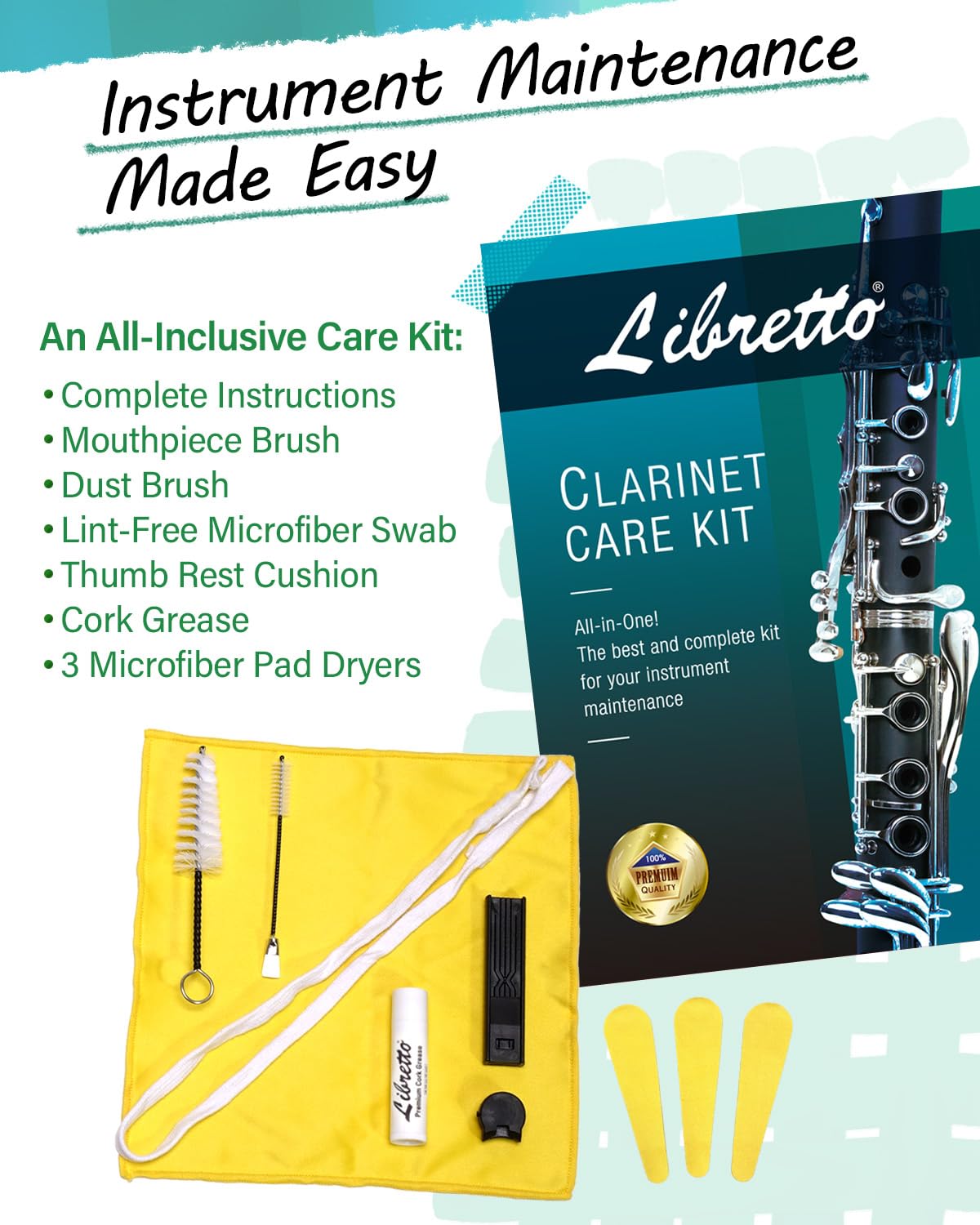 Set de Clarinete Bb Libretto para Principiantes e - Imagen 8