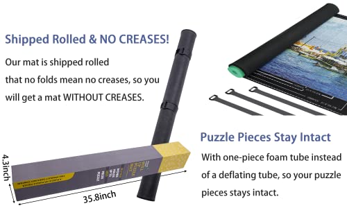 Tapete de Rompecabezas Lwoeo, Sin Pliegues 49� x 36� - Imagen 3