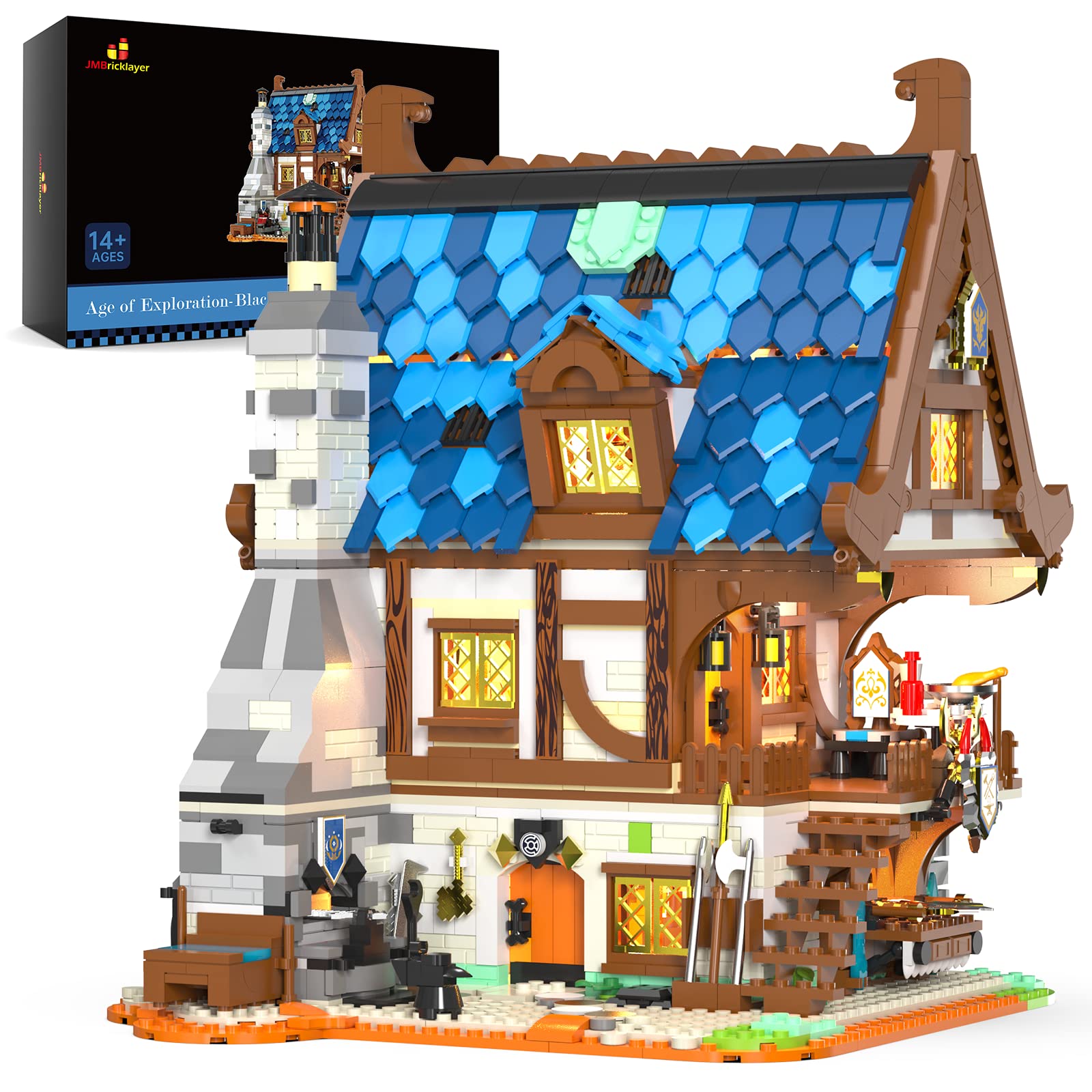 JMBricklayer Juego de Construcción de la Tienda Medieval