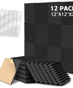 Paneles Acústicos con Autoadhesivo 12 Pack Paneles de
