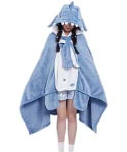 Manta con Capucha de Tiburón para Adultos, Manta de Tiburón