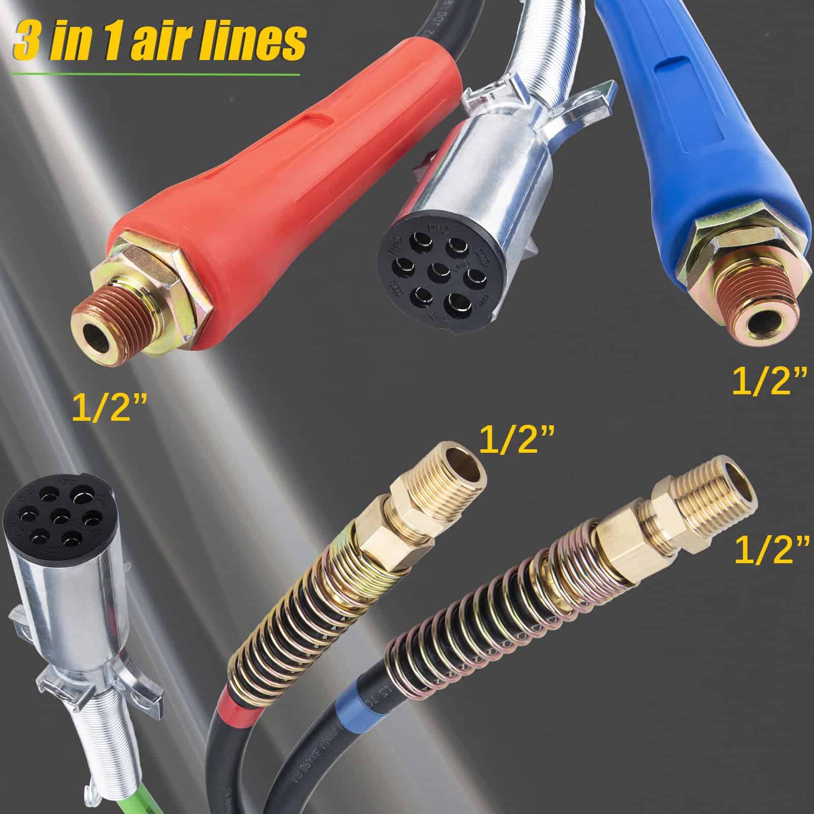 Mangueras de Aire para Semi Camión, Kit de Manguera de Aire - Imagen 5