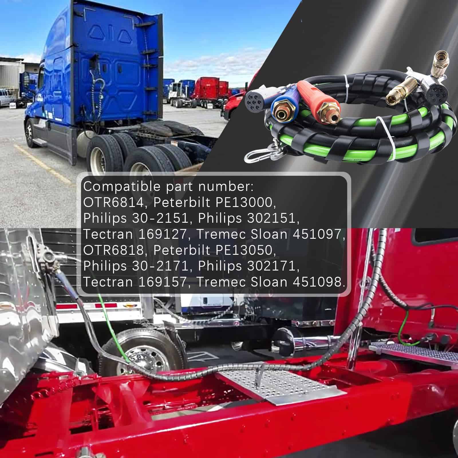 Mangueras de Aire para Semi Camión, Kit de Manguera de Aire - Imagen 3