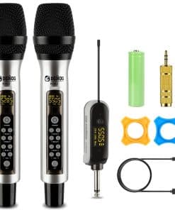 Micrófonos Inalámbricos DGNOG K662 Metal con Eco, Sistema