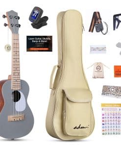 Ukelele Concert ADM para Principiantes 23 Pulgadas de Caoba