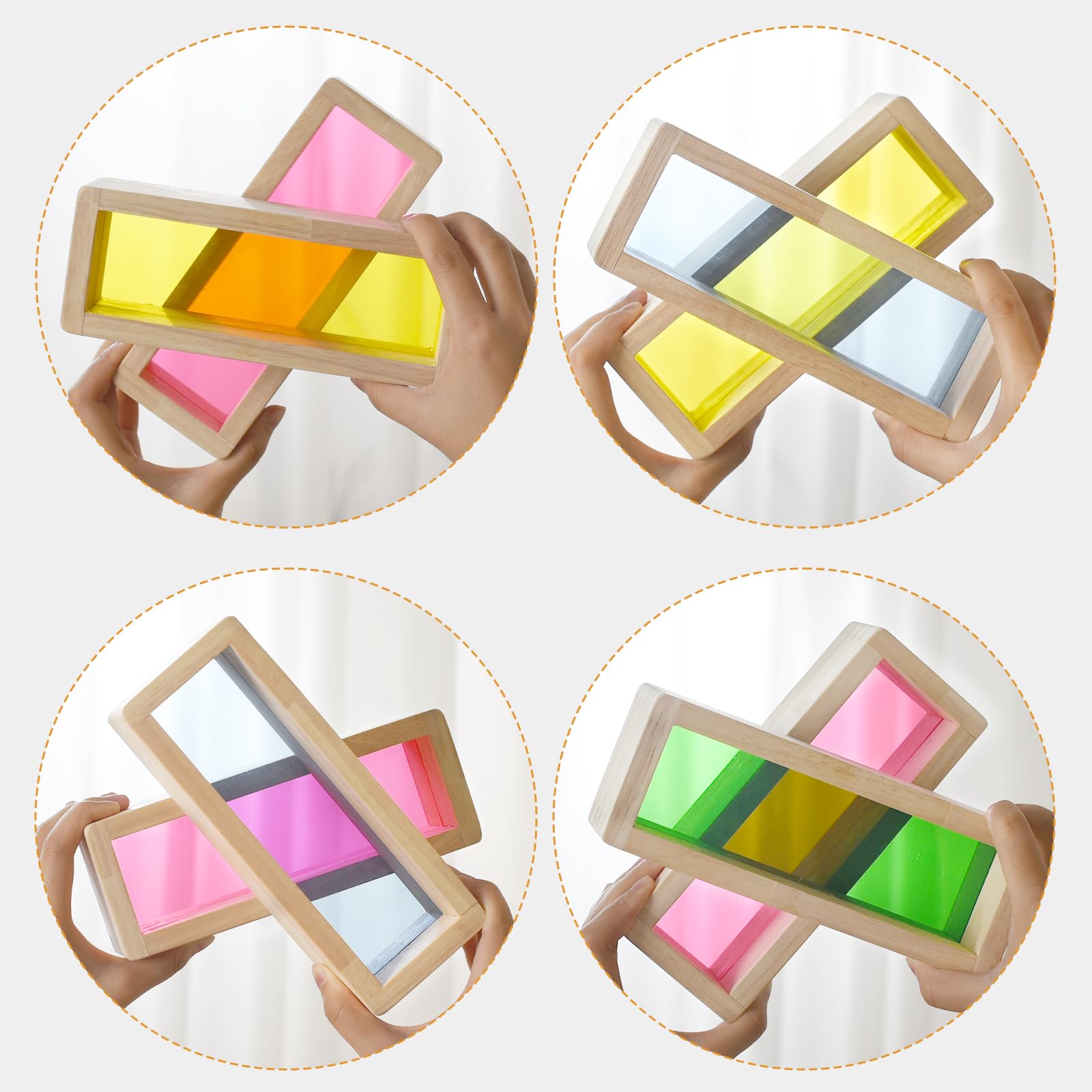 Conjunto de Bloques de Construcción de Madera Xylolin para - Imagen 4