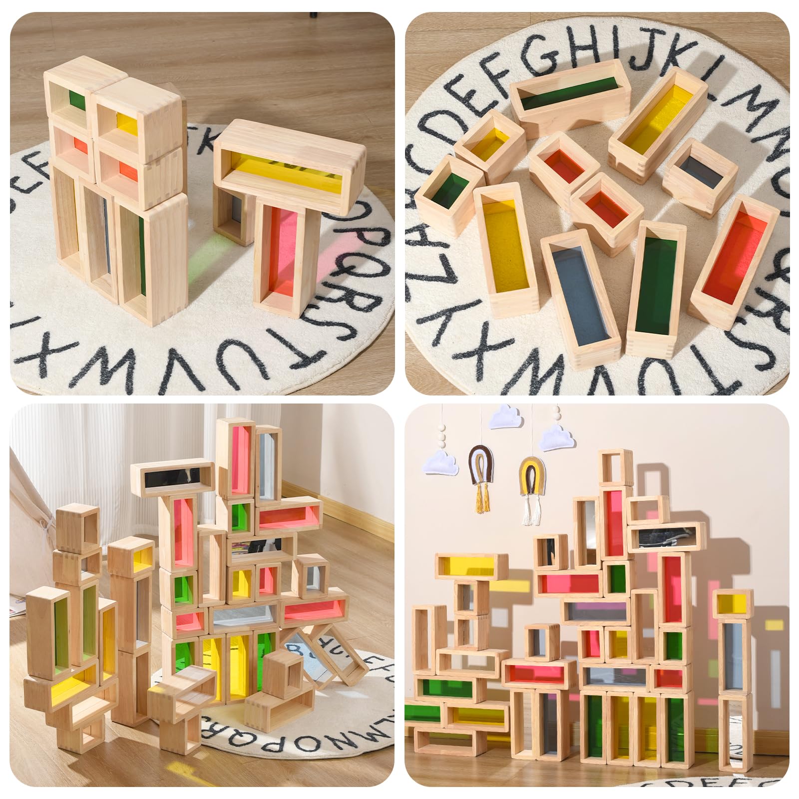 Conjunto de Bloques de Construcción de Madera Xylolin para - Imagen 7