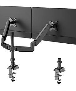 Soporte de Monitor Dual Ajustable en Altura, Montaje de