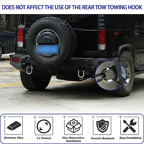 Gancho de remolque trasero de repuesto compatible con - Imagen 5