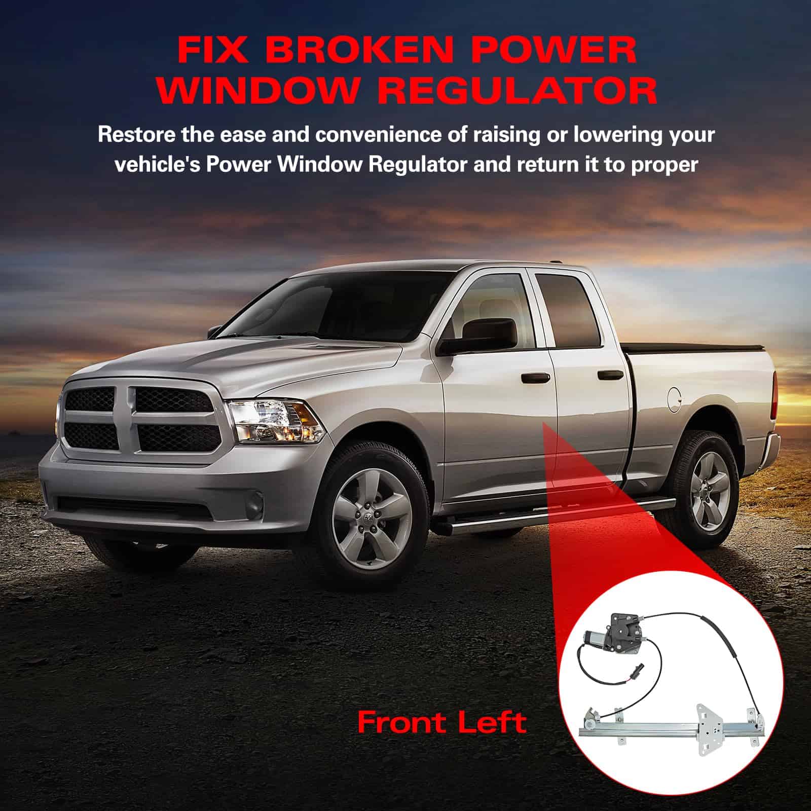 Regulador de Ventana con Motor Frontal Izquierdo del - Imagen 6