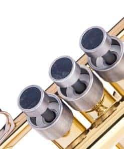 BOTONES DE DEDO personalizados para trompeta -Plateado Pulid