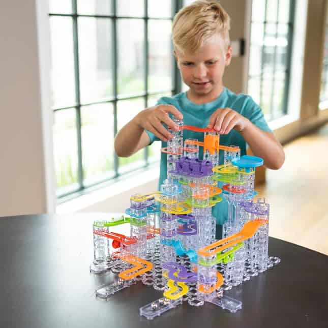 Fat Brain Toys Trestle Tracks Pro - Carril de Canicas - Imagen 7
