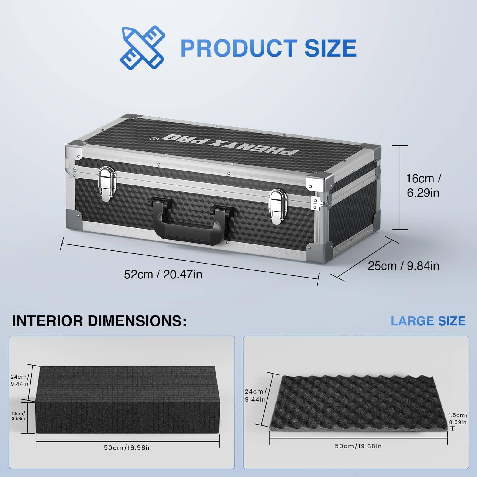 Estuche de Transporte con Marco de Aleación de Aluminio - Imagen 6