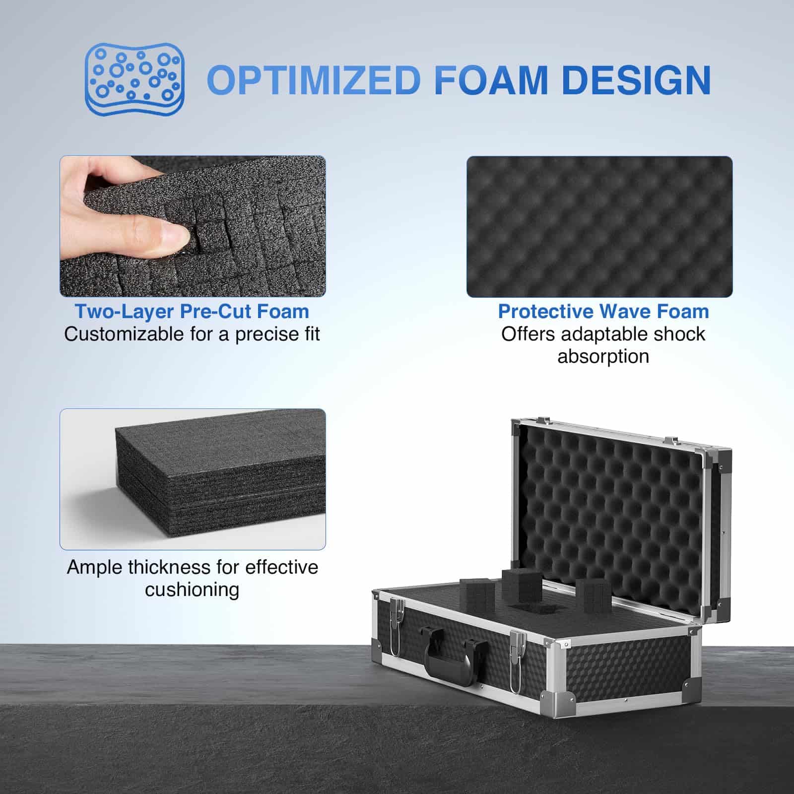 Estuche de Transporte con Marco de Aleación de Aluminio - Imagen 4