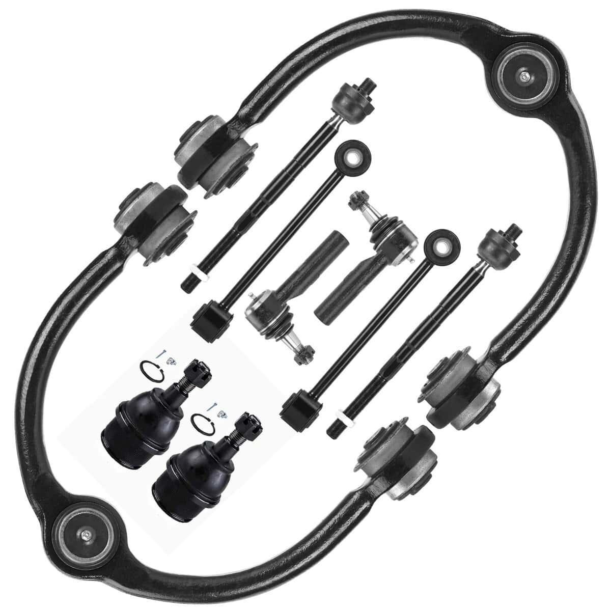 12 piezas Brazos de Control Frontal Superior con Balancines