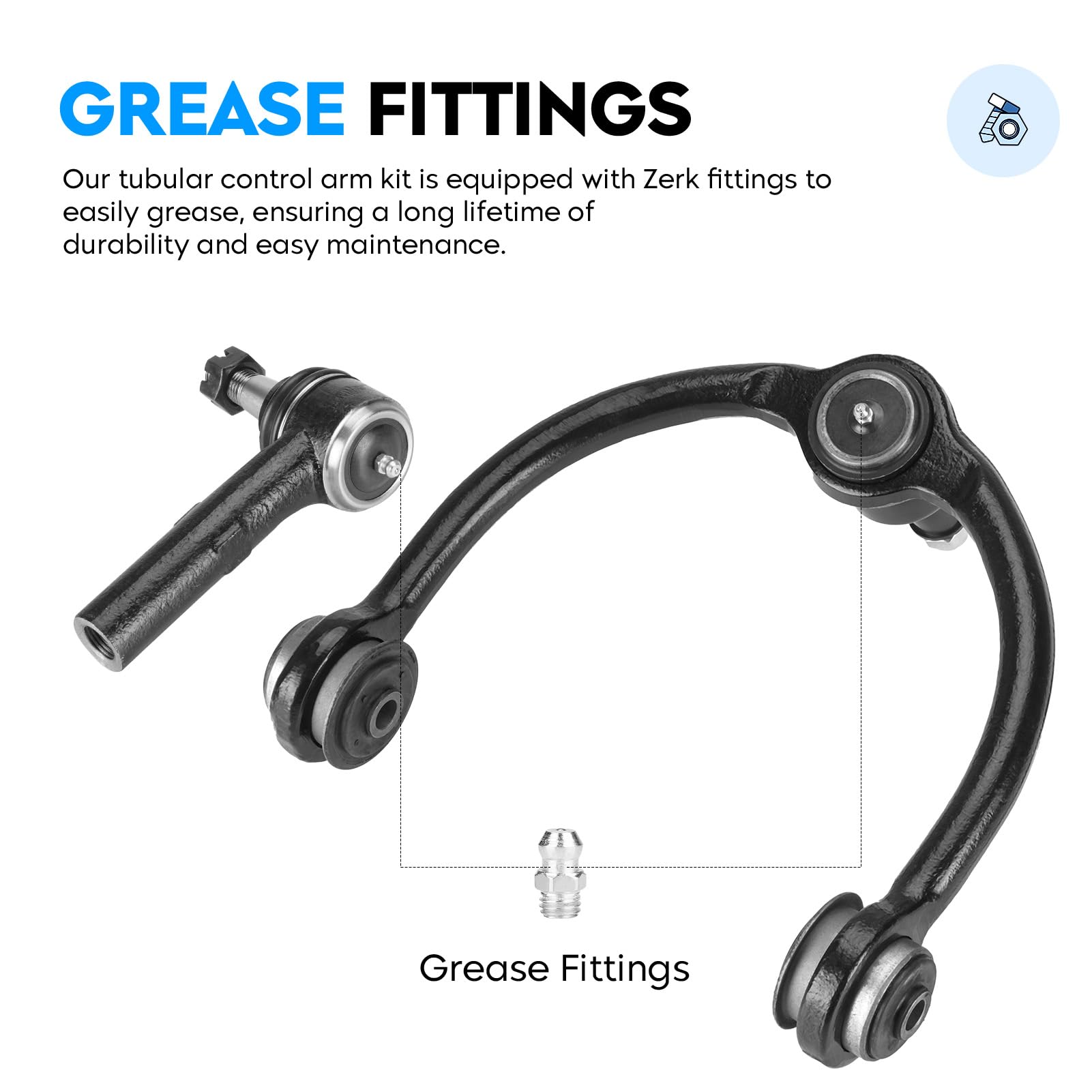 12 piezas Brazos de Control Frontal Superior con Balancines - Imagen 4