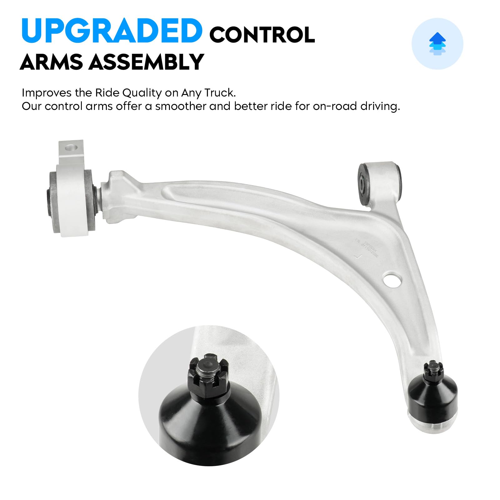 Brazo de control inferior delantero con ensamblaje de junta - Imagen 3