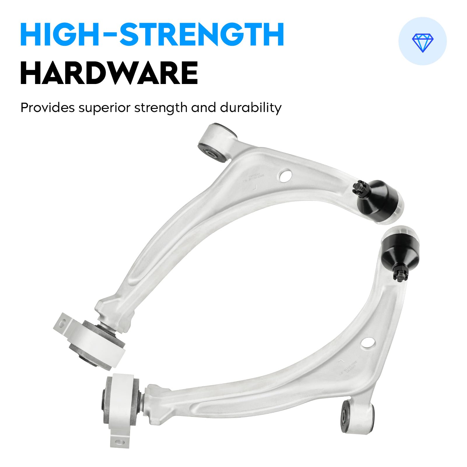 Brazo de control inferior delantero con ensamblaje de junta - Imagen 6